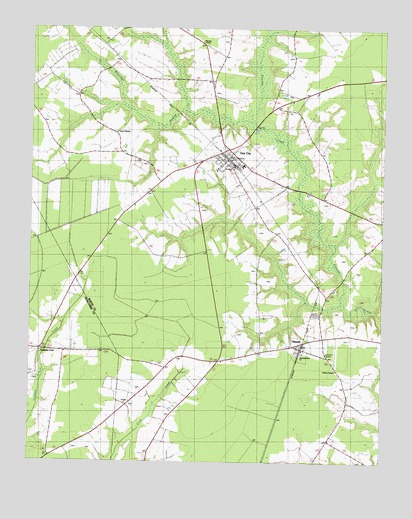 Oak City, NC USGS Topographic Map