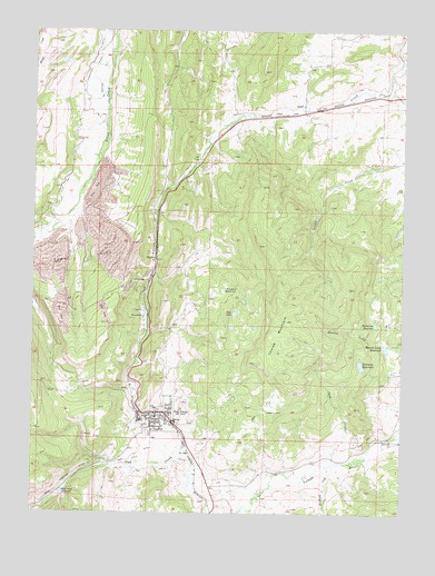 Oak Creek, CO USGS Topographic Map