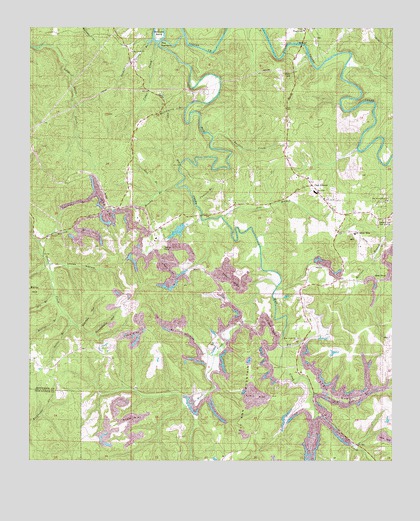 Oak Grove, AL USGS Topographic Map