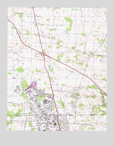 Oak Grove, KY USGS Topographic Map