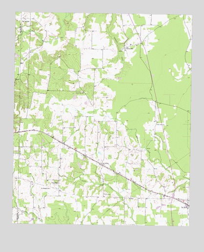 Oak Grove, TX USGS Topographic Map