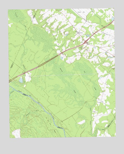 Oak Grove, SC USGS Topographic Map