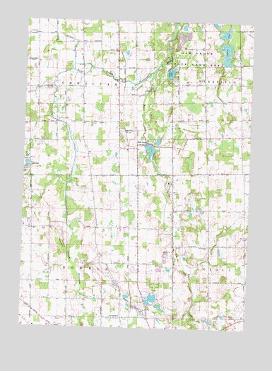 Oak Grove, MI USGS Topographic Map