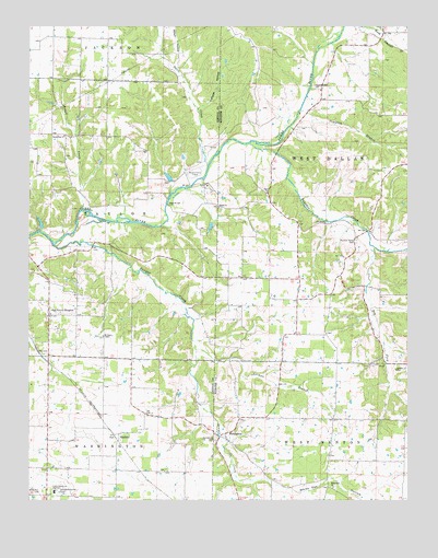 Oak Grove Heights, MO USGS Topographic Map