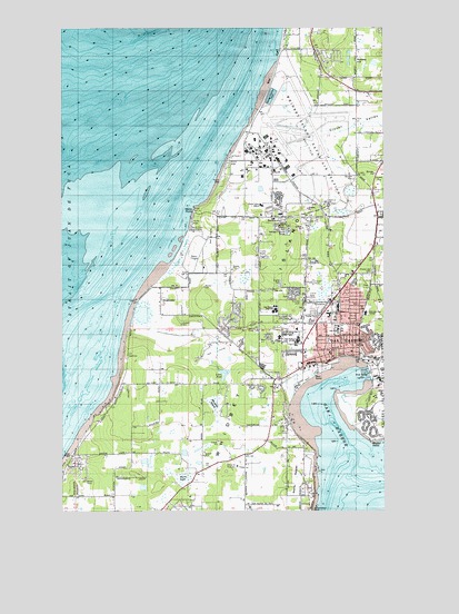 Oak Harbor, WA USGS Topographic Map