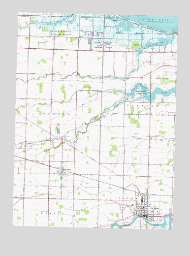 Oak Harbor, OH USGS Topographic Map