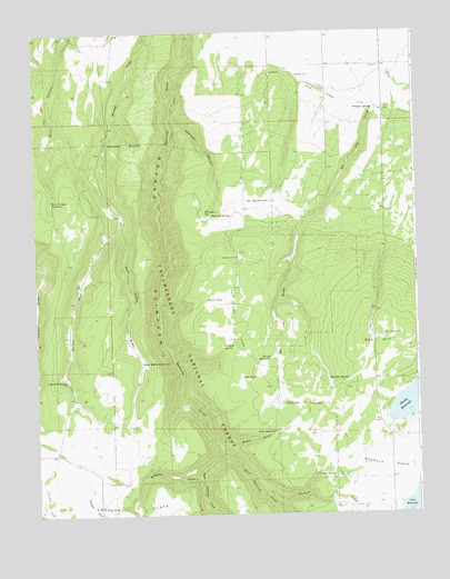 Oak Hill, CO USGS Topographic Map
