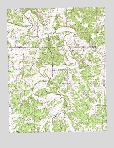 Oak Hill, MO USGS Topographic Map