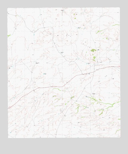 Oak Hills South, TX USGS Topographic Map