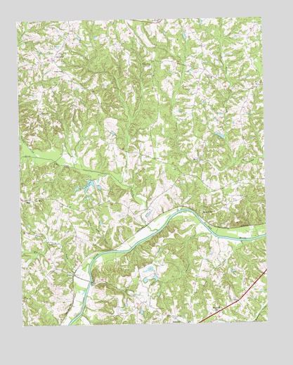 Oak Level, VA USGS Topographic Map