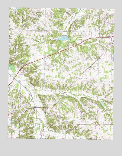 Oak Level, KY USGS Topographic Map