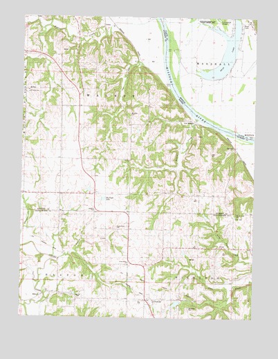 Oak Mills, KS USGS Topographic Map