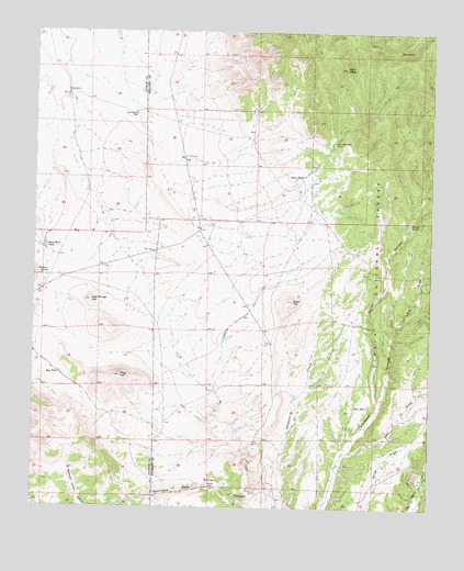 Oak Peak, NM USGS Topographic Map