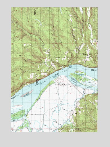 Oak Point, WA USGS Topographic Map