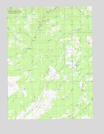 Oak Run, CA USGS Topographic Map