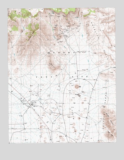Oak Spring, NV USGS Topographic Map
