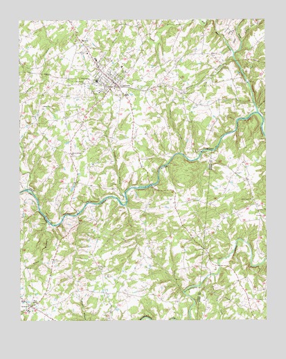 Oakboro, NC USGS Topographic Map