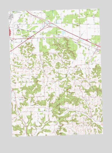 Oakdale, WI USGS Topographic Map