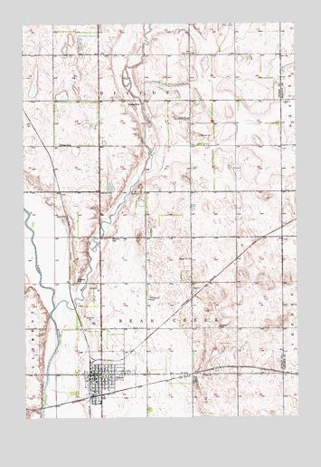 Oakes, ND USGS Topographic Map