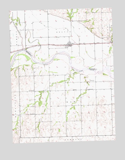 Belvue, KS USGS Topographic Map