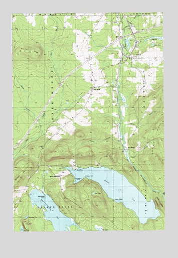 Oakfield, ME USGS Topographic Map