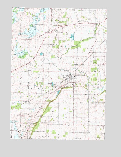 Oakfield, WI USGS Topographic Map