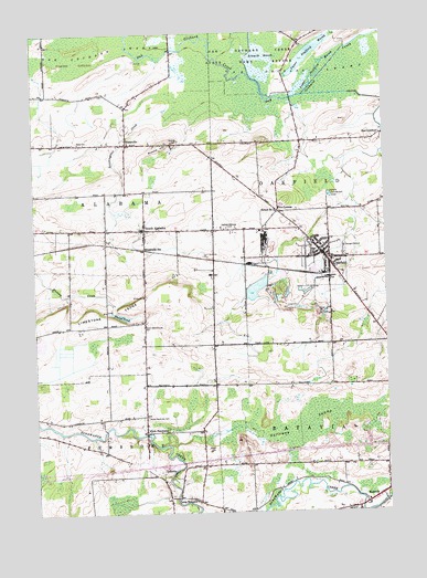 Oakfield, NY USGS Topographic Map