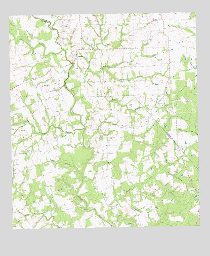 Oakland, TX USGS Topographic Map