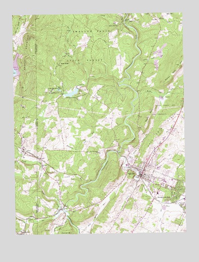Oakland, MD USGS Topographic Map