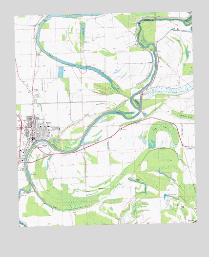 Belzoni, MS USGS Topographic Map