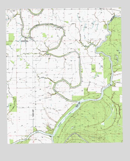 Oakley, LA USGS Topographic Map