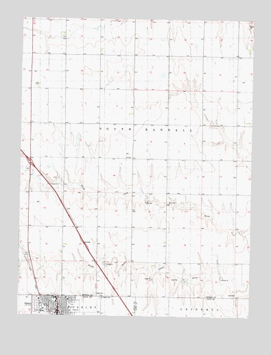 Oakley North, KS USGS Topographic Map