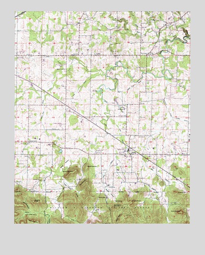 Oakville, AL USGS Topographic Map