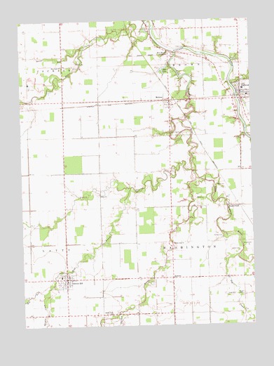 Oakwood, OH USGS Topographic Map