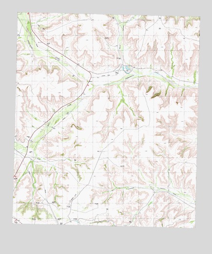 Oasis Ranch, TX USGS Topographic Map