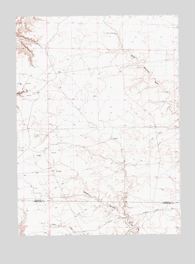Oasis Well, WY USGS Topographic Map