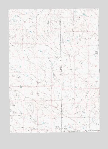 Oat Creek, WY USGS Topographic Map