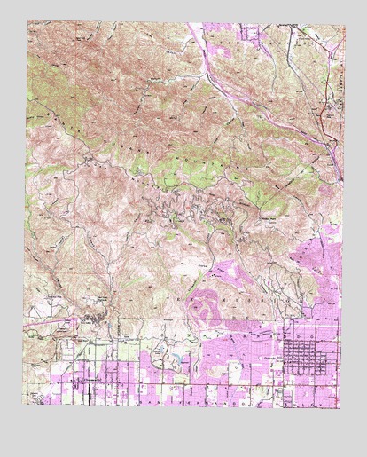 Oat Mountain, CA USGS Topographic Map