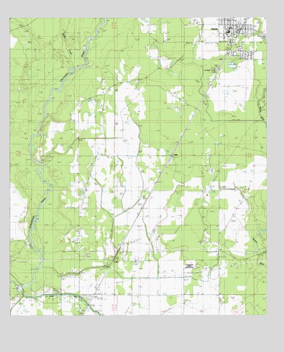 Oberlin, LA USGS Topographic Map