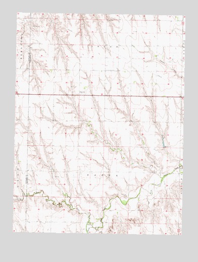 Oberlin SW, KS USGS Topographic Map