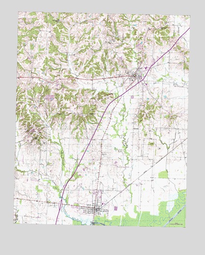 Obion, TN USGS Topographic Map