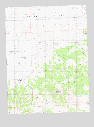 Observation Peak, CA USGS Topographic Map