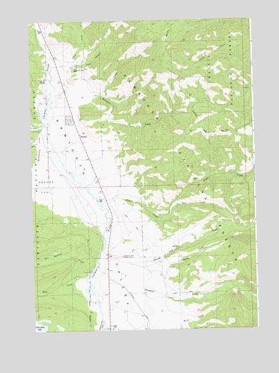 Obsidian, ID USGS Topographic Map