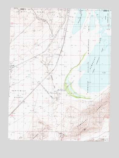 Ocala, NV USGS Topographic Map
