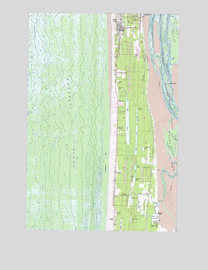 Ocean Park, WA USGS Topographic Map