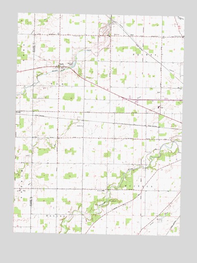 Oceola, OH USGS Topographic Map