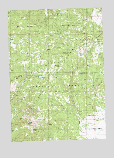 Ochoco Butte, OR USGS Topographic Map