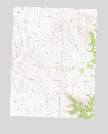 Ochre Mountain, UT USGS Topographic Map