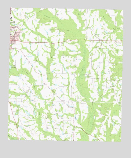 Ocilla East, GA USGS Topographic Map