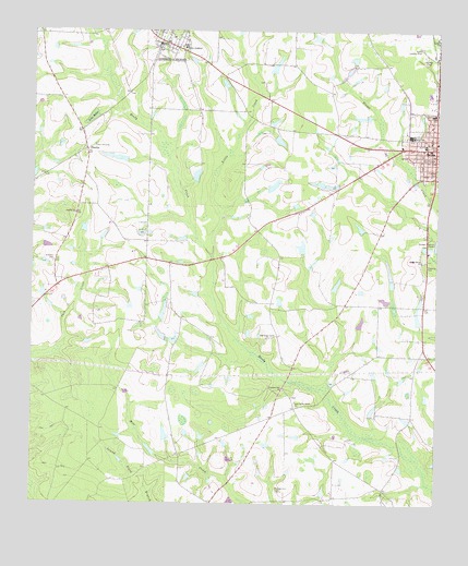 Ocilla West, GA USGS Topographic Map